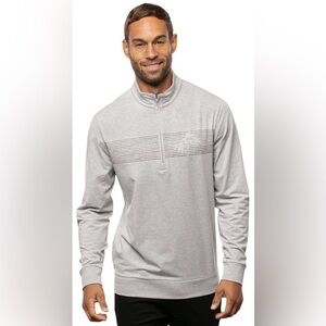 Travis Mathew Men’s Tiki Torched Golf 1/4 Zip Pullover Size Small